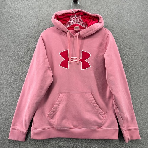 VETEMENTS Felpa con cappuccio Under Armour donna grande rosa maglione pullover lavoro esterno