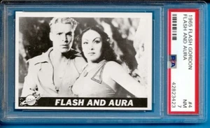 1965 Topps (Test) Flash Gordon #4 Flash and Aura Psa 7 - Picture 1 of 2