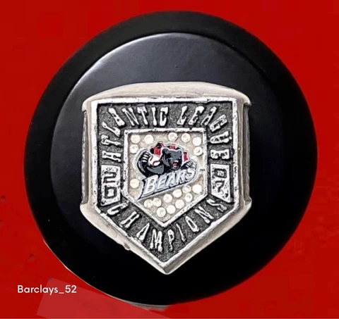 Newark Bears Replica Championship 2007 Atlantic League Replica Ring On Base Cover