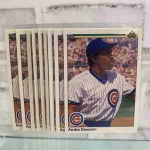 Lotto 9 carte Upper Deck Baseball Andre Dawson #357 1990 - Foto 1 di 3
