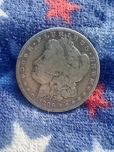 1896 O Morgan Silver Dollar - Picture 1 of 2