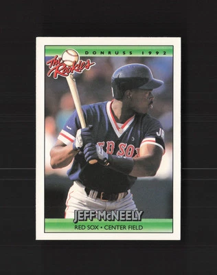 1992 Donruss The Rookies #75 Jeff McNeely Boston Red Sox MM - Image 1 of 2
