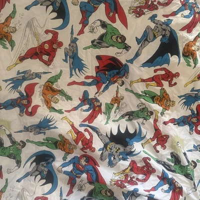 Edredón cama Pottery Barn tamaño doble DC Comics Liga de la Justicia ¡Superhéroes Marvel!! Foto 1 de 4