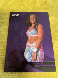 AEW 2025 Metal Universe Serena Deeb #51 Purple FX 106/199 - Picture 1 of 2