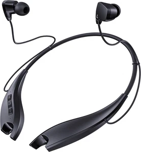 Neckband Bluetooth Headphones, around the Neck Headphones 24H+ Playtime, Bluetoo - Picture 1 of 9