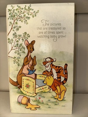 Winnie The Pooh Hallmark Baby Photo Album vintage 7" X 12" Vintage 1981 - Image 1 of 4
