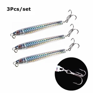 3X9cm Meer Angeln Minnow Makrele Hecht Spinner Köder Simulation Metall - Bild 1 von 11