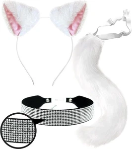 Witch Costume Accessories Witch Hat Lace Gloves Arm Sleeves Choker - Picture 1 of 6