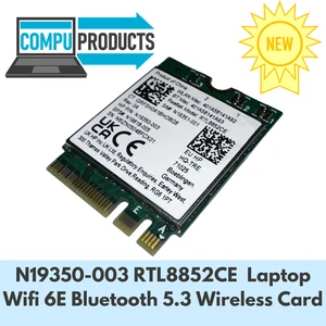 Realtek RTL8852CE M.2 2230 N19350-003 Laptop Wifi 6E Bluetooth 5.3 Wireless Card - Picture 1 of 3