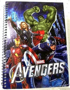 Marvel Comics Back to School AVENGERS "GRAPH LINED" 80-pg NOTEPAD 8"x6" New!!! - Picture 1 of 2