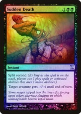 Sudden Death FOIL Time Spiral NM Black Uncommon MAGIC GATHERING CARD ABUGames