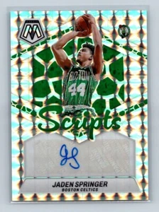 2023-24 Panini Mosaic - Scripts Jaden Springer #MS-SPR Auto - Picture 1 of 2