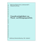Umweltverträglichkeit Von Wasch- Und Reinigungsmitteln Bayerische Landesanstalt