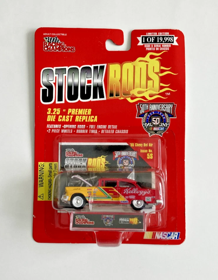 Racing Champions Stock Rods 1998 número de edición 5S - Terry Labonte #5 Kellogg's 1955 Foto 1 de 1