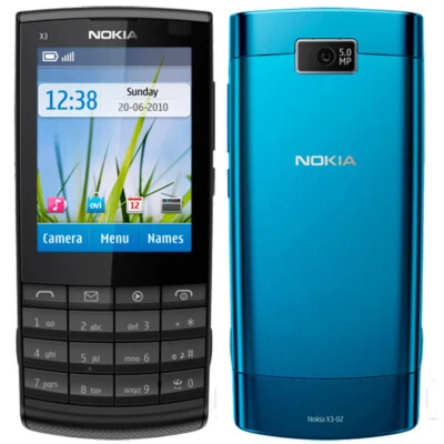 Original Nokia X3-02 TouchScree MP3 5.0MP Bluetooth 3G Mobile Phone GSM Unlocked - Image 1 of 4