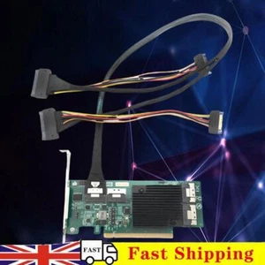 SlimSAS Data Line SFF8654(8i) To 2*SFF-8639 NVME(U.2) Patch Cord Adapter Cable - Afbeelding 1 van 11