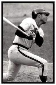 Vada Pinson California Angels Vintage Baseball Postcard RD11 - Picture 1 of 2