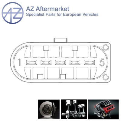 Mass Air Flow Meter Sensor AZ Fits Audi TT 1998-2002 A3 1999-2000 1.8 #2 - Image 1 of 4