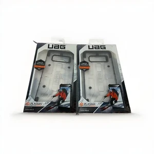 Lot Of 2 UAG Urban Armor Gear Impact Plasma Series Case for Galaxy Note 8 Clear - Zdjęcie 1 z 6
