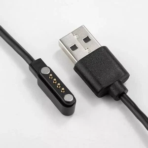 Câble de Charge Magnétique de Remplacement pour Casque à Conduction Osseuse Cordon 4 Broches - Photo 1 sur 3