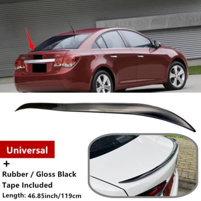 46.85''Universal Fit For 2011-2016 Chevrolet Cruze Rear Trunk Spoiler Wing Gloss - Изображение 1 из 4