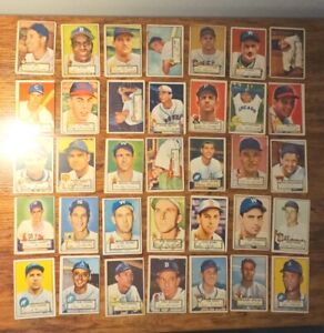 1952 Topps Lot 35 Diff 10 Low #s 5 Semi High G VG Great Player Selection 