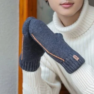 Guantes de invierno gruesos terciopelo guantes cálidos guantes de dedo guantes hombres - Imagen 1 de 14