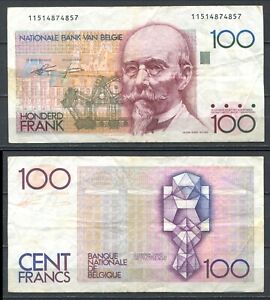 Belgie Belgique 1978-1981 • 100 francs • P# 140 • TB F-VF (N-20)