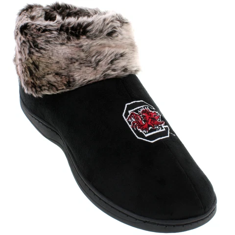 South Carolina Gamecocks Faux Sheepskin Furry Top Slipper Cover