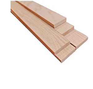 Pack Of 16 Pieces Red Oak Lumber Board Thin Stock 3/8” x 1.6” x 24” - Picture 1 of 5