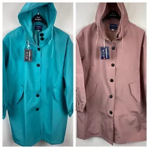 NWT Lot Women's Size 2XL Blue/lilac Windbreaker Two Layers Hooded $184 - Picture 1 of 12