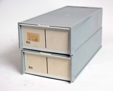 Leica Leitz 2x Slide Trays and Box 50x Capacity Genuine Leitz Set of 3x Boxes