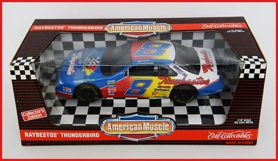 1:18 1995 ERTL AMERICAN MUSCLE NASCAR #8 RAYBESTOS FORD THUNDERBIRD JEFF BURTON Foto 1 de 4