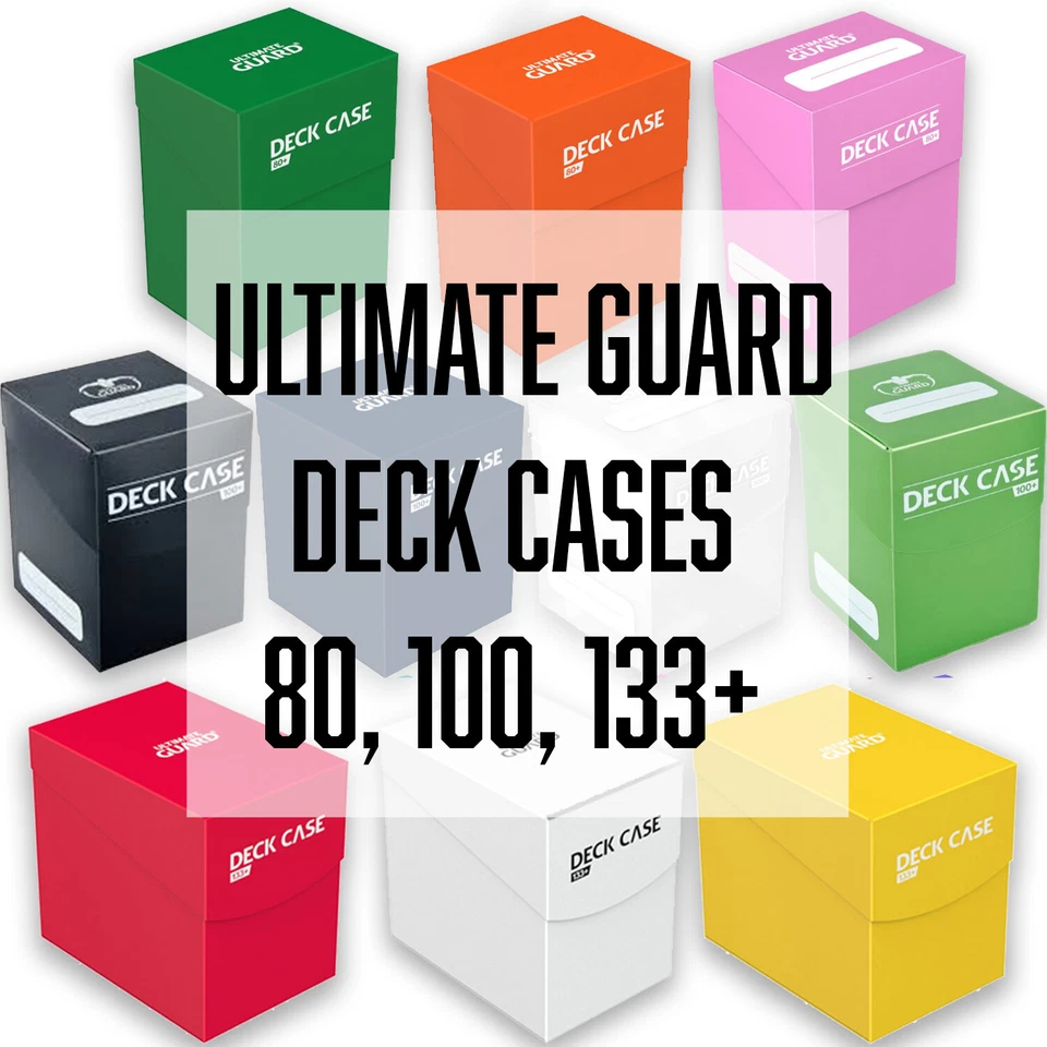 ULTIMATE GUARD  DECK BOXES 3 SIZES 80, 100, 133+ BOX Yugioh Pokemon MTG Deck Box - Image 1 of 1