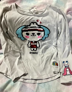 H&M - Toca Life Kids Shirt - Sequins Fuzzy Gympet Crumpet- SIZE 3-4Y CUTE! - Picture 1 of 5
