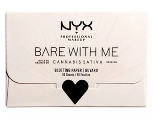 NYX Bare With Me Sativa Seed Oil Blotting Paper, 50 Sheets - Picture 1 of 2