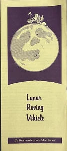 NASA Space Program Brochure Pamphlet Lunar Roving Vehicle Boeing Apollo 17 - Picture 1 of 4