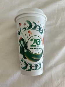 STARBUCKS FRANCE 20th Anniversary Tumbler 2024 Cup Reusable New - Picture 1 of 10