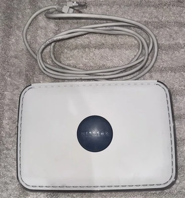 Netgear RangeMax WPN824 54 Mbps 5-Port 10/100 Wireless G Router No AC Adapter E1 - Image 1 of 4