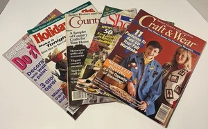Lot Of 5 Vintage Homes & Gardens CRAFT & WEAR Magazines Decorative Ideas! - Picture 1 of 17