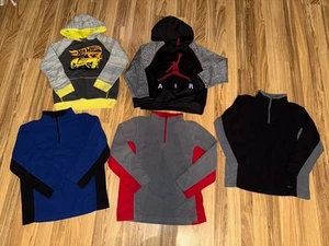 Everlast Hot Wheels Jordan Sweatshirt Quarter Zip Fleece Lot Boys Sz 8 Small S - Picture 1 of 10