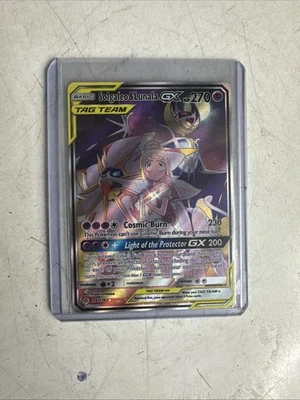 Pokémon TCG Solgaleo Lunala GX Cosmic Eclipse Full Art Card 216/236 NM Condition - Image 1 of 4