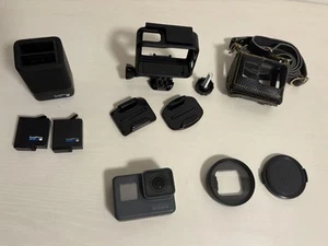 GoPro Hero5 Action Camera with 2 Batteries, Charger, Lens Cover, Mounts, Strap - Picture 1 of 7
