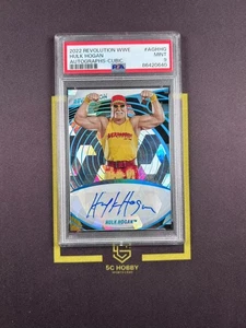 2022 Panini Revolution WWE Cubic/49 Auto Hulk Hogan PSA 9 FCMY - Picture 1 of 2