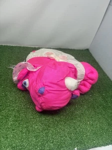 vintage Fisher Price Puffalump Big Things Pink baby Hippopotamus Plush - Picture 1 of 9