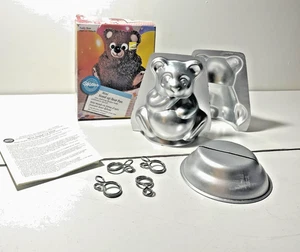 Wilton Mini Stand Up Bear Pan 5" Box & Anleitung 1997 Vintage komplett - Bild 1 von 5