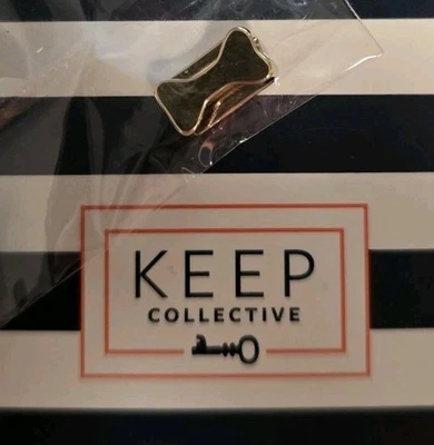 KEEP Colectivo Oro Hueso de Perro Dije Llave Perro Animales Nuevo Foto 1 de 4