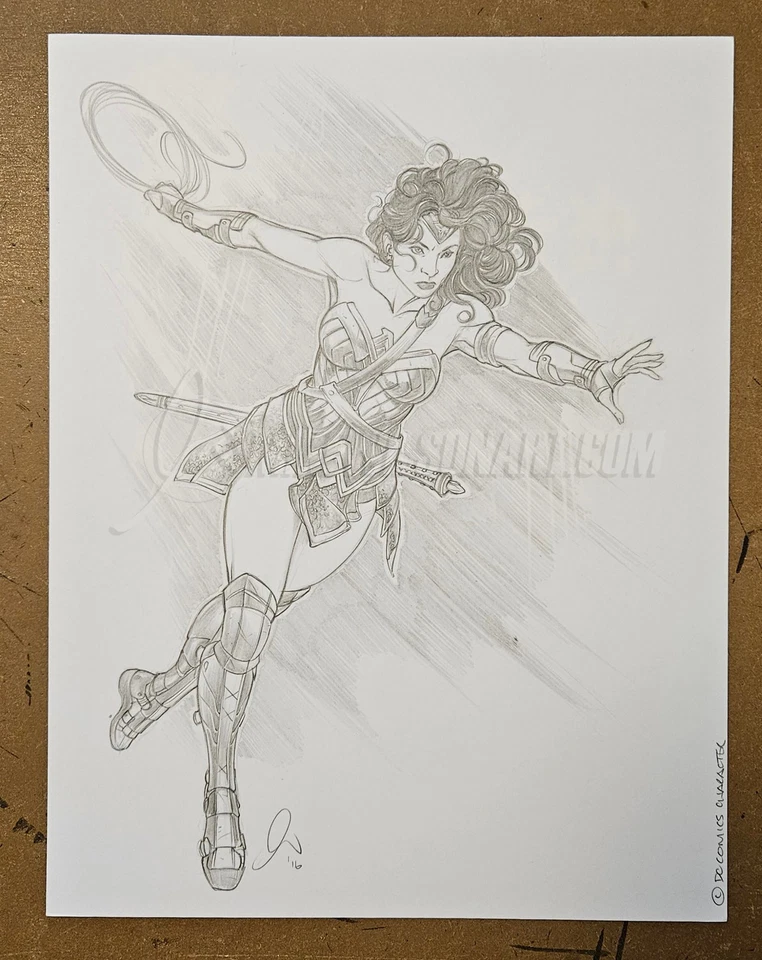 DC Comics Mulher Maravilha JLA - Mikewilsonart (#219) - Imagem 1 de 1