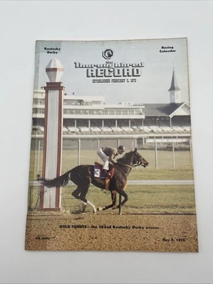 The Thoroughbred Record Magazine Horse Racing May 8, 1976 - Bold Forbes Derby - Image 1 of 4
