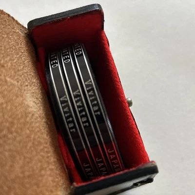 Vintage VIVITAR 52mm Close Up Camera Lens Filter Set # 1 2 3 in Case Japan - Image 1 of 4